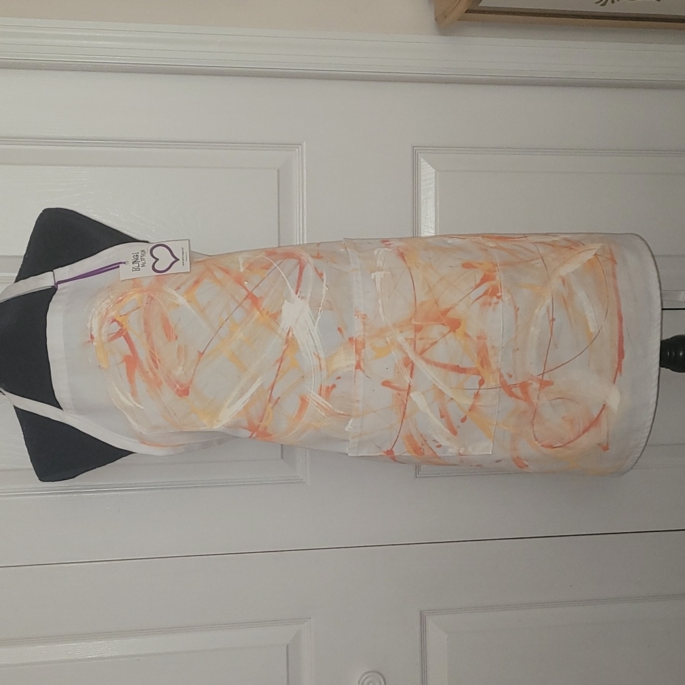 🎉💜Host Pick💜🎉 Custom Painted Wearable Art Apron #2013